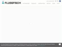 Tablet Screenshot of flussfisch.de